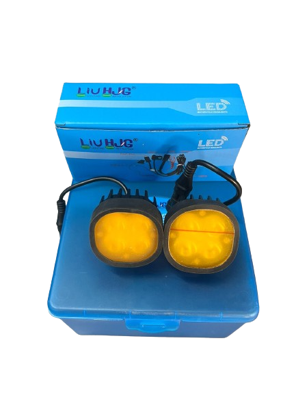 HJG 2x2 mini foglight (40 watts) - With wiring harness & Switch
