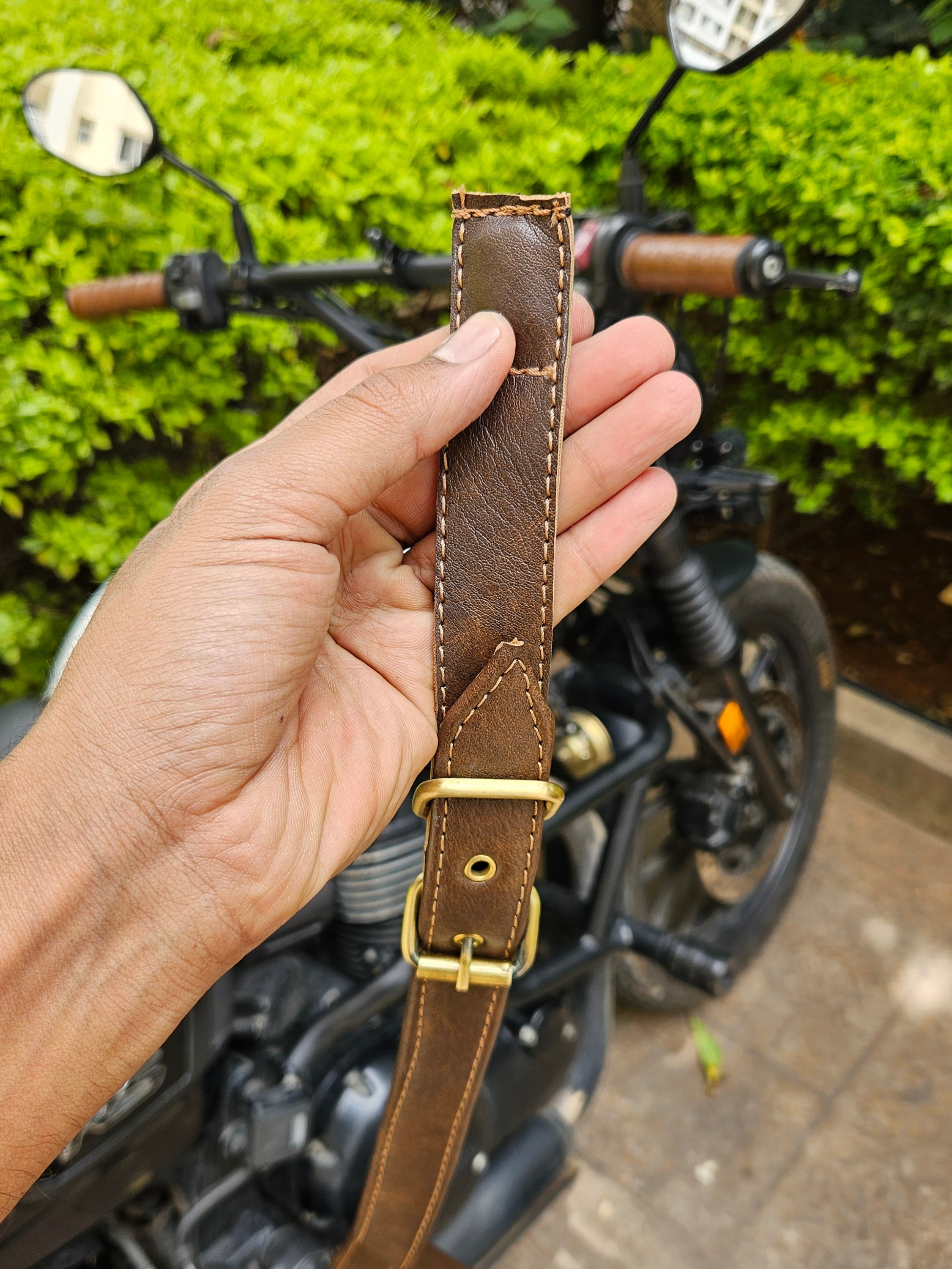 Premium Fuel tank strap for Honda CB350RS & Highness