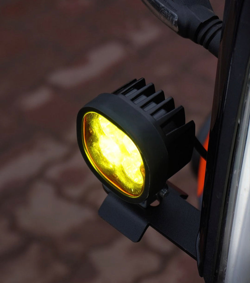 HJG 2x2 mini foglight (40 watts) - With wiring harness & Switch