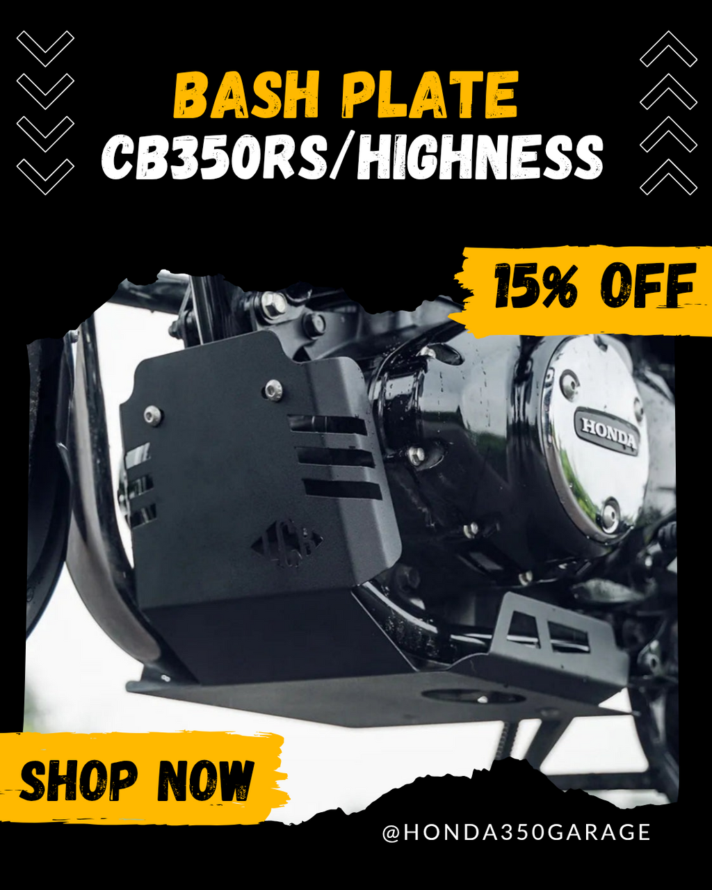 Bash plate - CB350RS & Highness