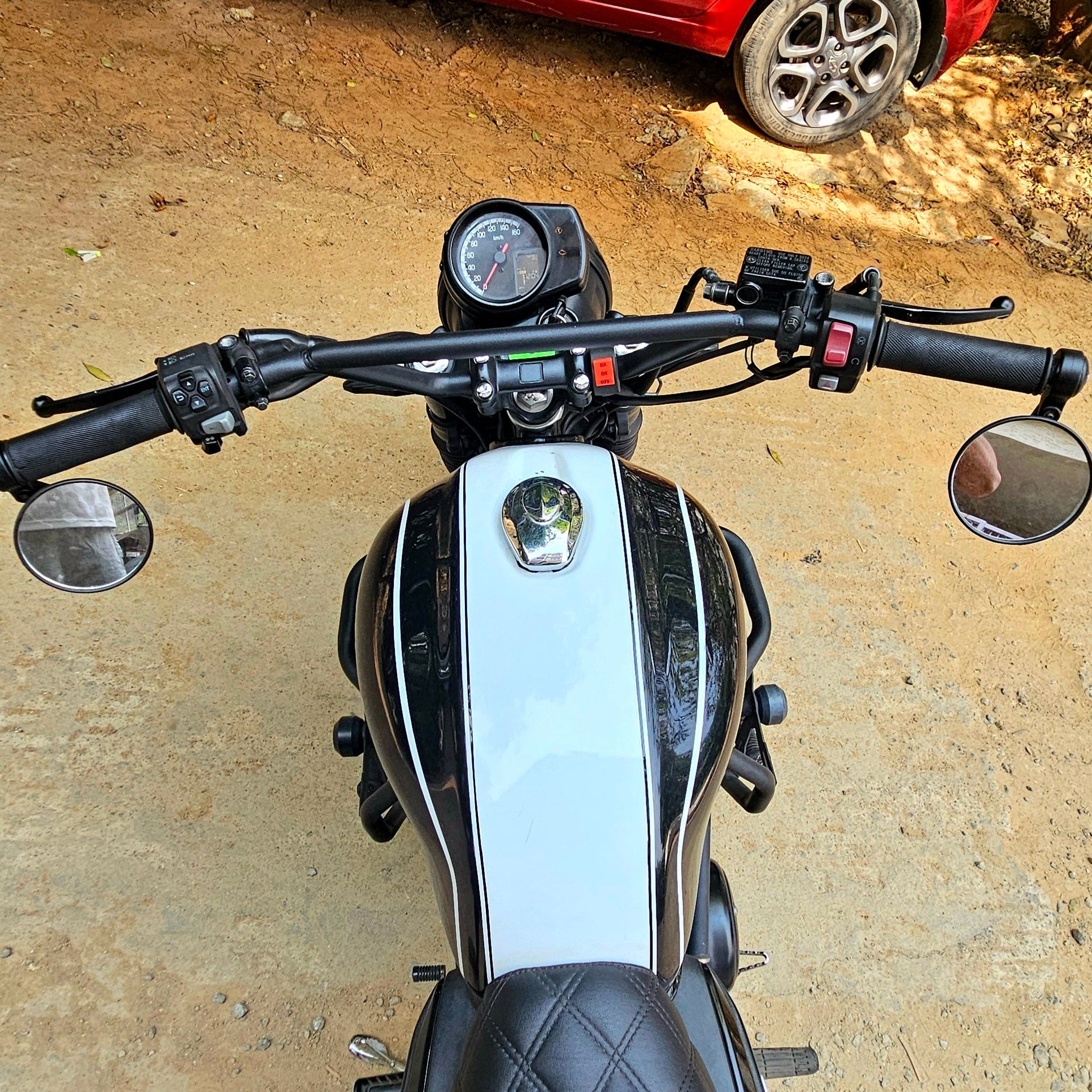 Tourer handle bar for Honda CB350RS (Direct fit)