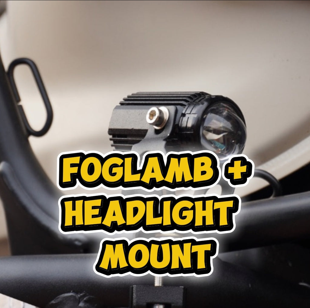 Foglamb + headlight mount - CB350RS & Highness
