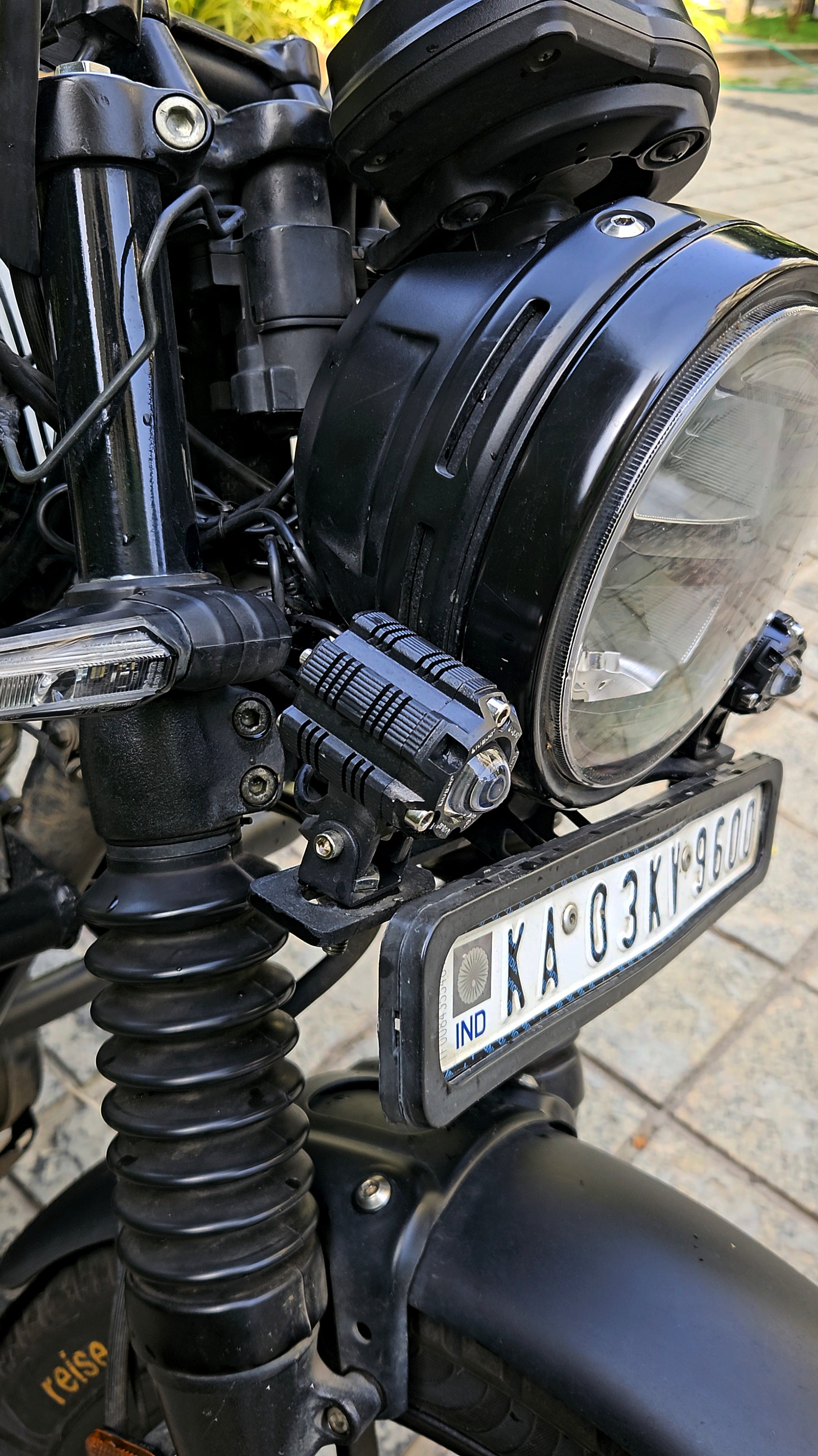 80 Watts Foglight Combo - HJG Mini Flash Drive + Headlight Mount - 1 Year Warranty