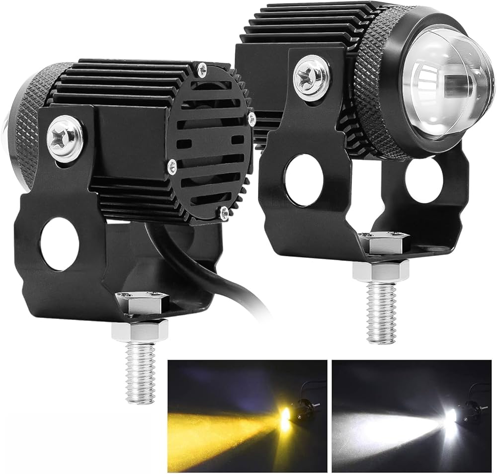 Motocare mini foglights (50 watts) - With switch