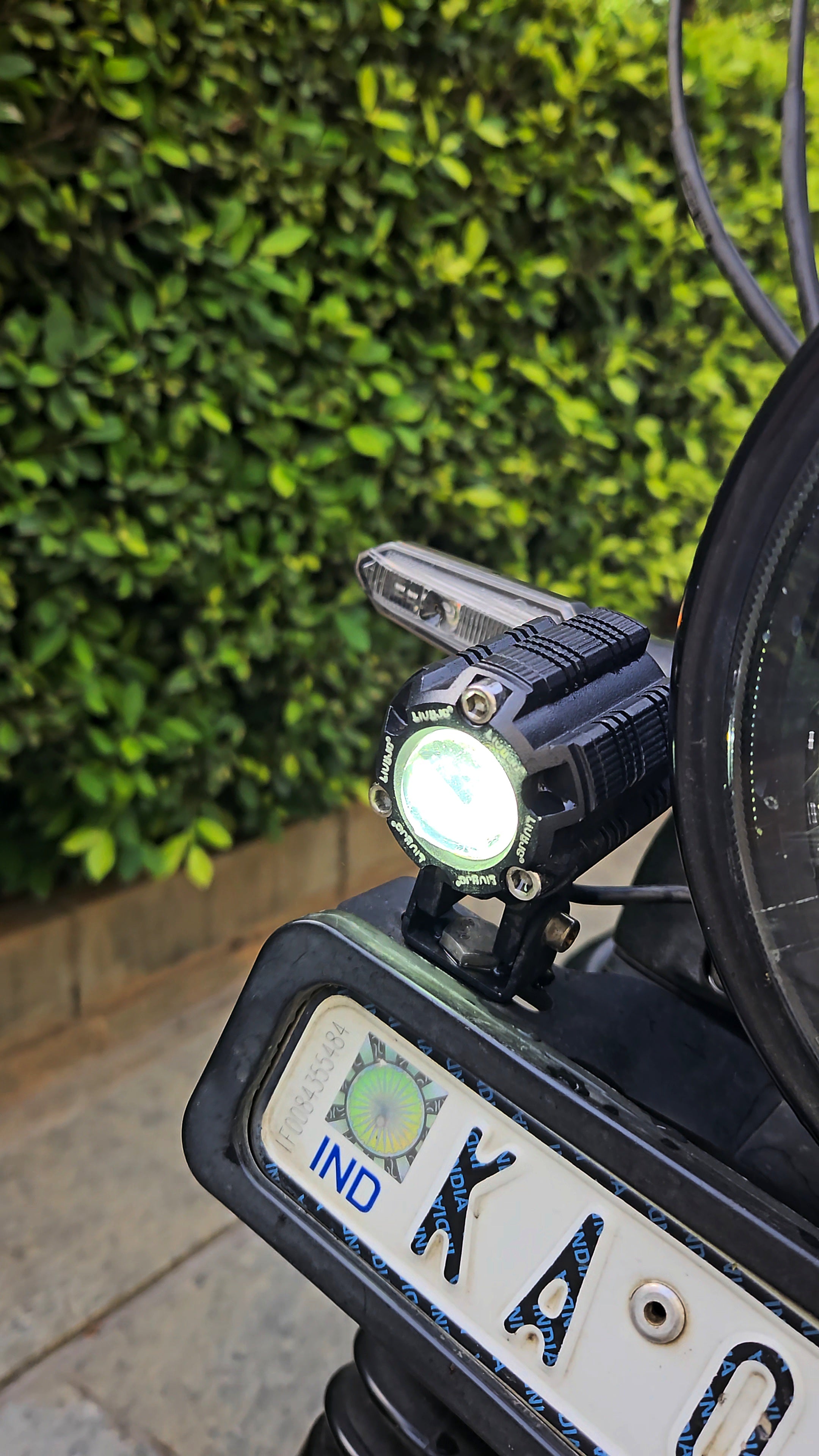 80 Watts Foglight Combo - HJG Mini Flash Drive + Headlight Mount - 1 Year Warranty