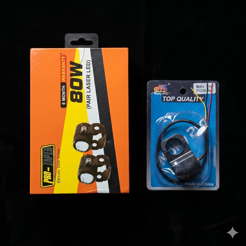 Protaper mini foglights (80 watts) - With switch